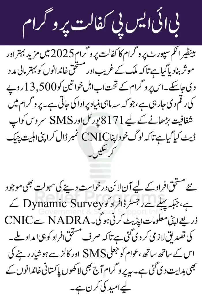 BISP Kafaalat Program