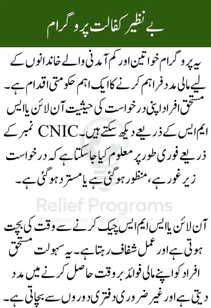 Benazir Kafalat Program