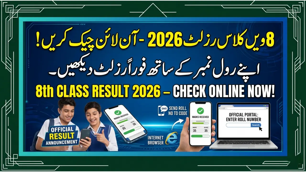 8th Class Result 2026